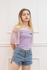 シフォンシャーリングTシャツ