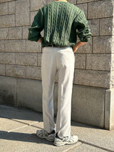 フォードツイストVネックニットウェア / Ford Twisted V-neck Knitwear (7 colors)