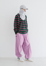 オールドストライプロングスリーブ / BSR2223FWPO028 OLD STRIPE LONG SLEEVE GREEN