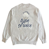 コラボレーションスウェット（グレー）I Fuko Yagura × typeservice(Copy) (6595310616694)