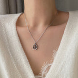 アンティークフラワ－コインユニークネックレス/of Antique Flower Coin Unique Necklace