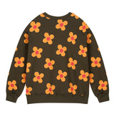 フラワーパターンスウェットシャツ / Flower pattern Sweat-shirt (4473266667638)
