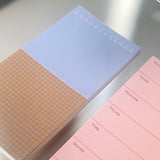 マンスリーメモパッド/Monthly memopad