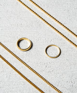 ゲンリ プレーンリング【やや細身TYPE】幅0.3cm / Genri plane Ring gri-R-004 （送料込）ONEDAY KMC