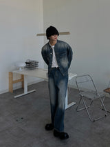 ASCLO Garment Ding Denim Pants (727)