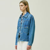 RIVETED 2ND TYPE DENIM JACKET BLUE