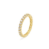 2.5MM プロング セッティング テニス リング / 2.5MM Prong Setting Tennis Ring (gold)