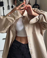 (UNISEX) オールデーベーシックシャツ