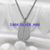 ドッグタグ チェーン ネックレス / [BLESSEDBULLET]DOGTAG II CHAIN NECKLACE_MINI/LARGE