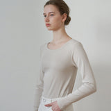 デイリーリブドスリムTシャツ / Daily ribbed slim t-shirt