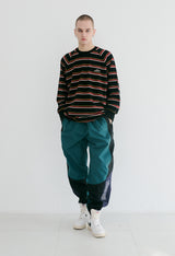 オールドストライプロングスリーブ / BSR2223FWPO029 OLD STRIPE LONG SLEEVE BLACK