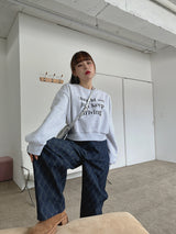 シュークロップスウェットシャツ / Shoe Crop Sweatshirt (3color)