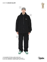コーデュロイカーゴセットアップ (BLACK)
