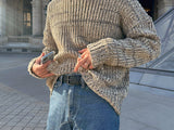 Dミックスオーバーニット / ASCLO D Mix Over Knit (3color)
