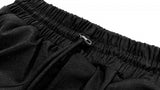 TZ CARGO SHORTS PANTS - BLACK (6636025872502)