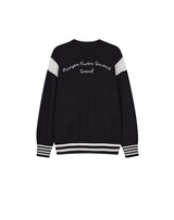 M PATCH VARSITY CARDIGAN BLACK (6691449143414)