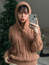 Siren knit hood