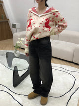 Mirba wide denim pants