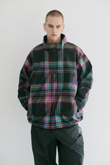 BBLアノラックジャケット/BSR2223FWJK091 BBL ANORAK JACKET PURPLE CHECK