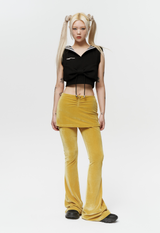PIERCING SKIRT PANTS (GREEN)