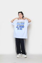 オールナイトレタリングショートスリーブTシャツ / All Night Lettering Short Sleeve T-shirt