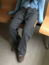 【裏毛】ツーワンストライプワイドトレーニングパンツ