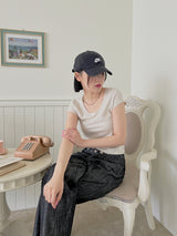 シュガークロップTシャツ / Sugar crop T-shirt (4color)