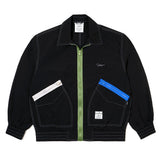 23 ステッチウィンドブレーカー / 23 STITCHED WINDBREAKER BLACK / GRAY