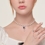 SAPPHIRE BLUE NECKLACE (4625856135286)