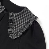 CHECK COLLAR CROP SWEATSHIRT_BLACK (6609870717046)