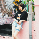 クマTシャツ/KUMA Tee (BLACK)  (送料込)