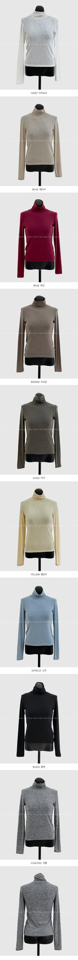 F/W シーズナブルタートルネック