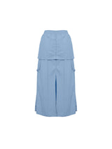 NYLON REVERSE LONG SKIRT (6682318274678)