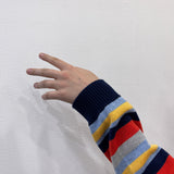 カラフルストライプニットウェア/OWN Colorful Striped Knitwear (2 colors)
