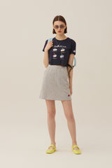 チェリーブラー半袖Tシャツ／CHERRY BLUR SHORT SLEEVE T-SHIRT [NAVY]