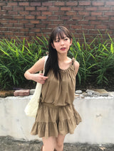 ヘミッシュスリーブレストトップ