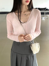 フェディンメタルパールビーズパールトートクロスバッグ/Pedin Metal Pearl Bead Pearl Tote Crossbody Bag