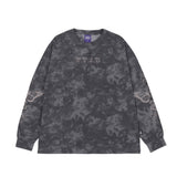 タイダイバタフライ長袖Tシャツ / tie-dye butterfly overfit long sleeve (4649640067190)