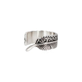 Coil Feather Ring (6676050673782)