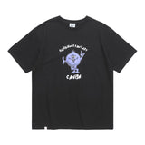 FUZZY SS TEE BLACK(CV2CMUT503A) (6691117596790)