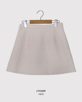 HR Wool Boucle Mini Skirt (2color)