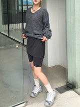 Abril loose fit v-neck knit 
