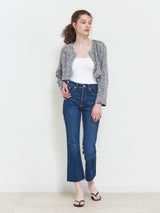 JENNY COTTON TWEED CROP CARDIGAN_NAVY (6580889944182)