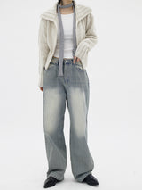 ルベンカラージップアップカーディガン / Ruben Collar Zip-up Cardigan (6color)