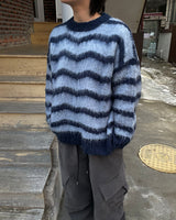 Wave Mohair Knit