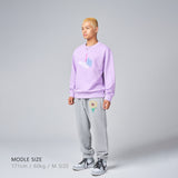 3Dロゴクルーネック / 3D Logo Crewneck  Lavender (4562977357942)