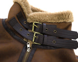[MADE] Raven leather buckle mustang jacket