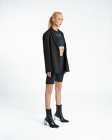 プリヴェロゴバイカーショーツ / DVRK PRIVÉ LOGO BIKER SHORTS - BLACK