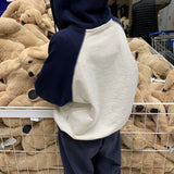 [BELLIDE MADE] Spring version. Raglan color zip-up hoodie