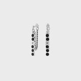 ダブルグレープチェーンピアス/DOUBLE GRAPE CHAIN EAR